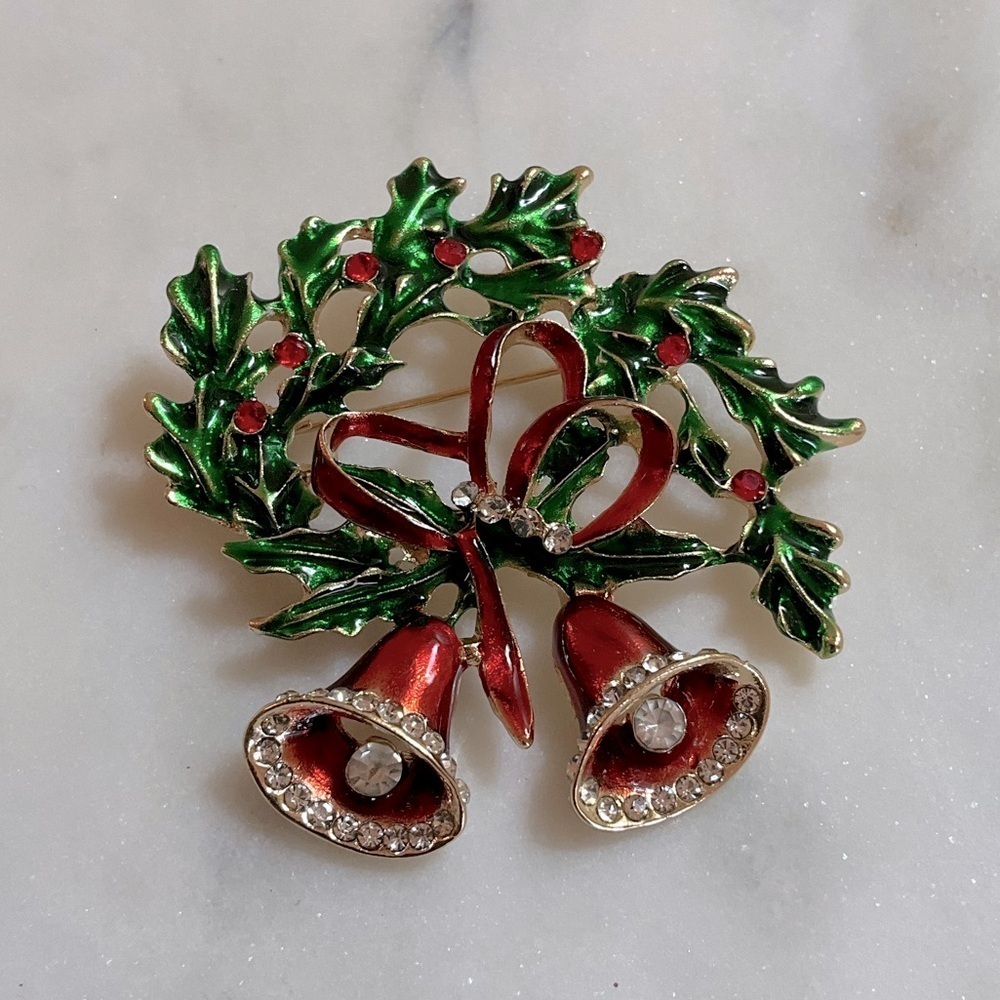 Christmas Bells Brooch
